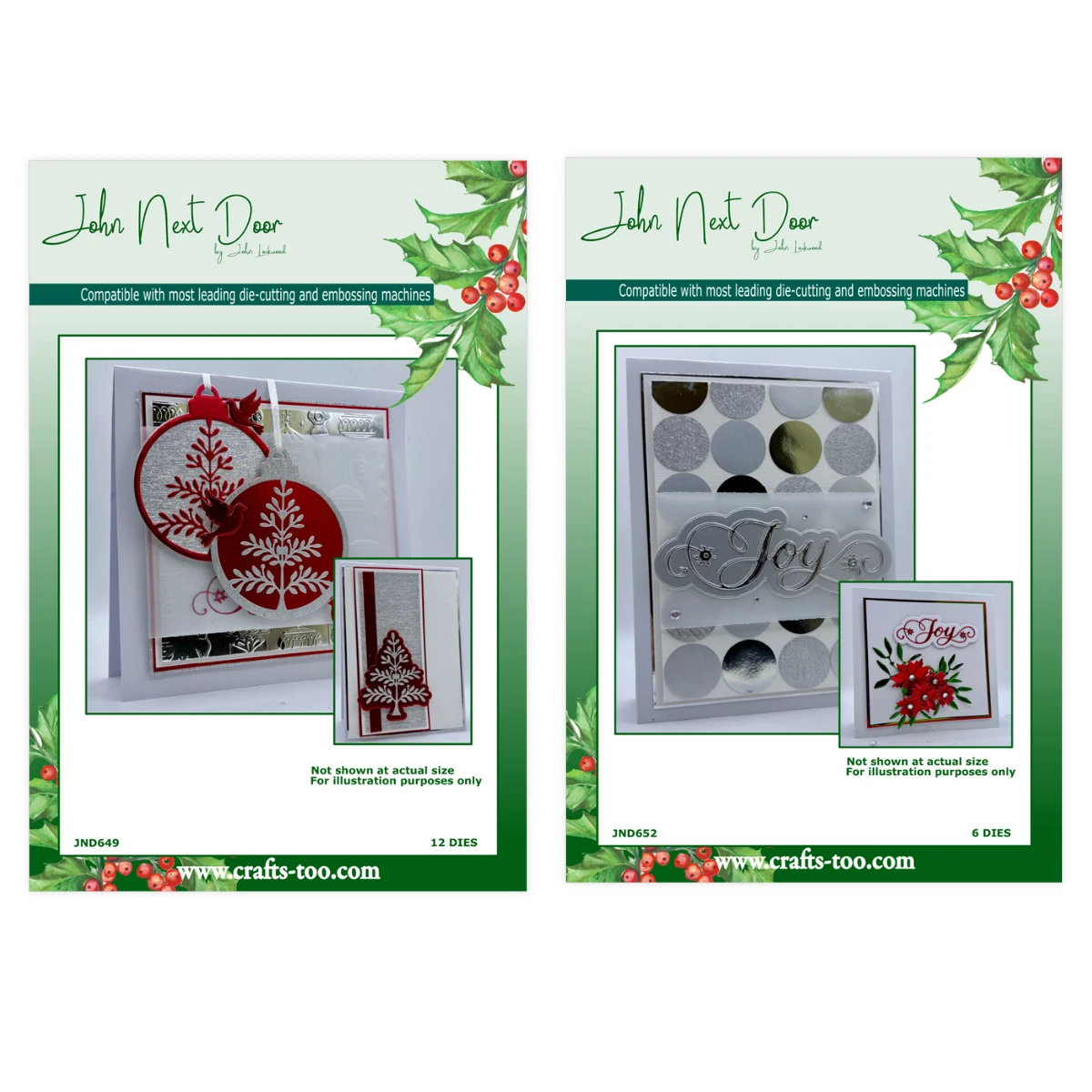 John Chocolate Deer Penguin Swirl Joy Duo Meggies Baumkugel Muschel-Quadrat-Stanzformen DIY Handgemachtes Scrapbook Oktober 2026 – Detail 3
