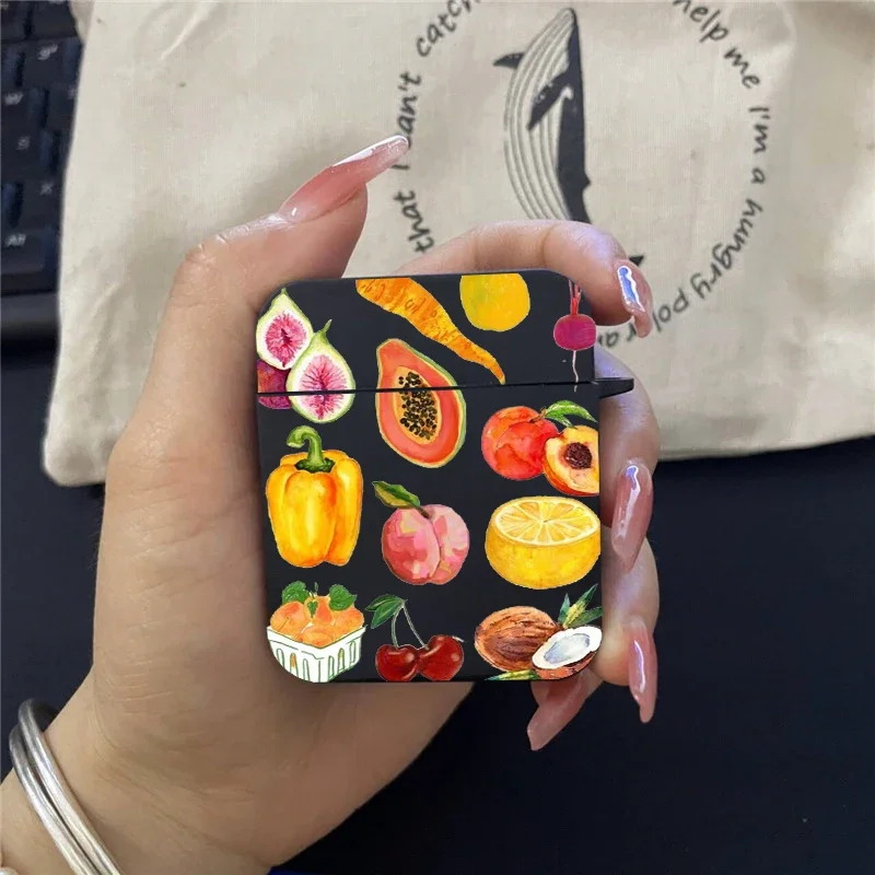 INS Cute Summer Fruit Lemon Drink Earphone Case dla Apple Airpods Pro2 1 2 3 Pro Bezprzewodowa osłona słuchawek dla Air Pods 4 2024