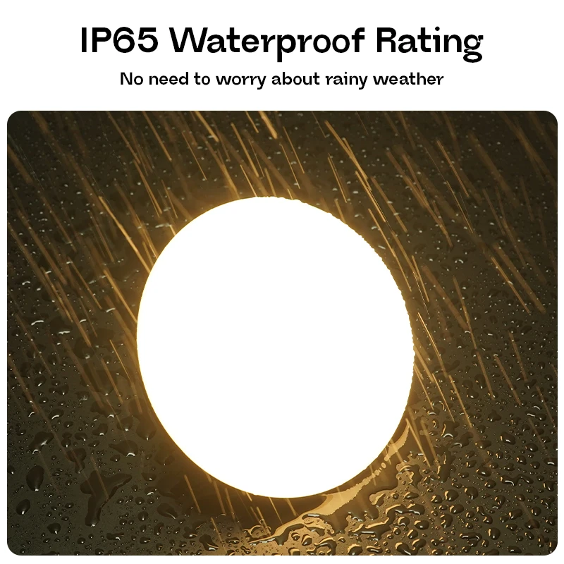 MOSLIGHTING فانوس مخيم LED قابل لإعادة الشحن مع مصباح يدوي محمول مغناطيسي، مصباح خيمة معلق، صيانة العمل، إضاءة الطوارئ