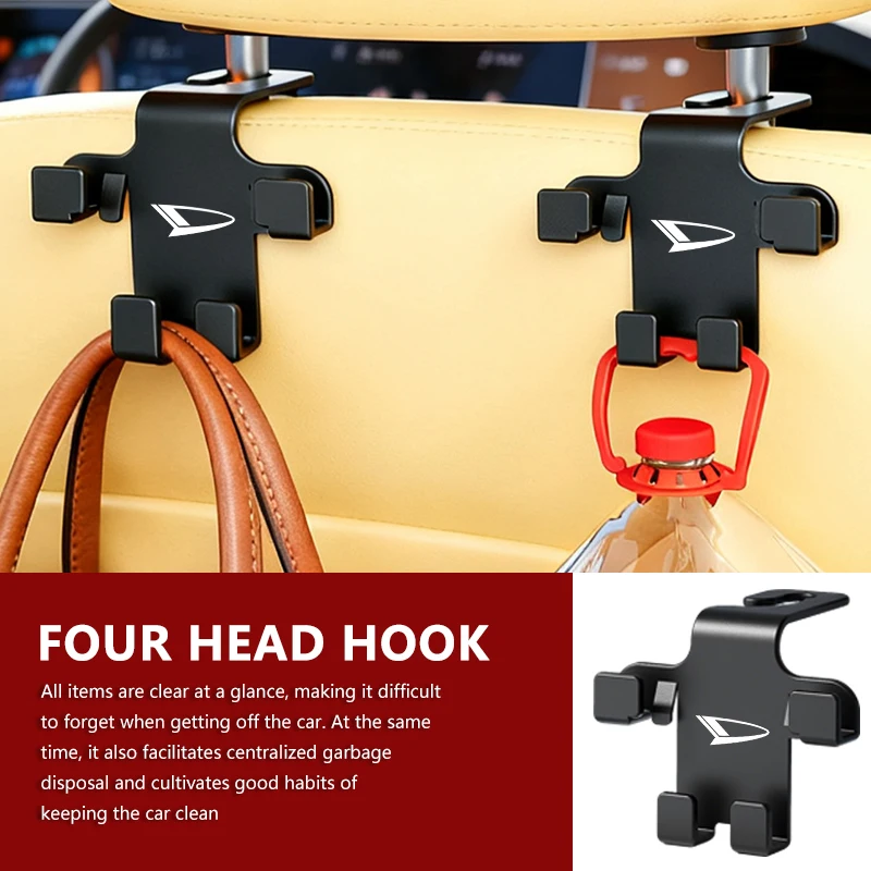 Car Interior Seat Hook Sundry Storage Holder Accessories For Daihatsu Rocky Luxio Move Terios YRV Feroza Taft Trevis YRV