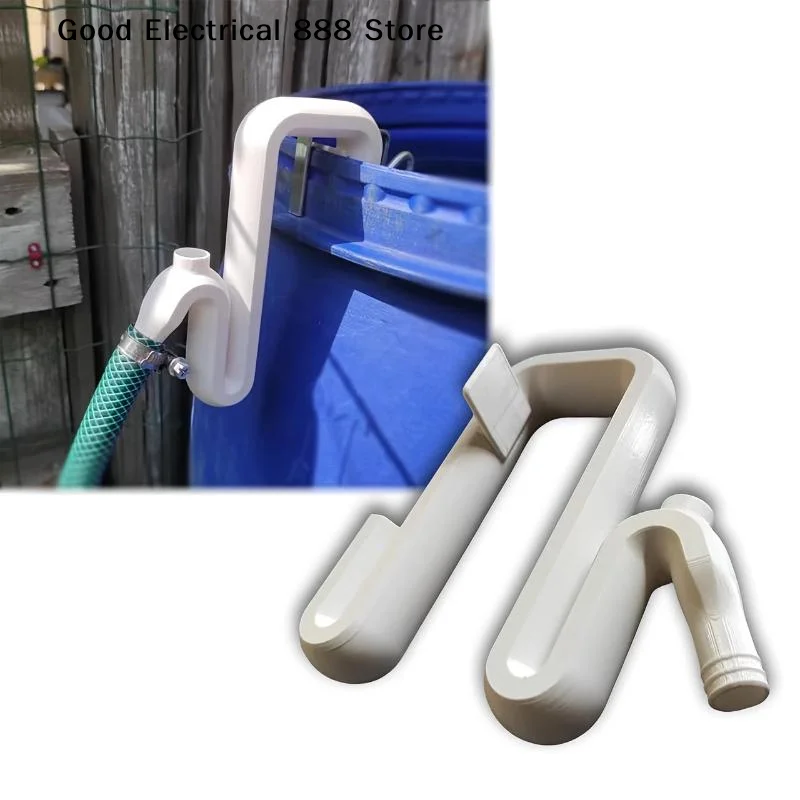 【GE】Self Priming Siphon Hose No-Drill Overflow Pipe Auto Drain And Fill Rainwater Transfer Overflow Pipe Tools Garden Hose Hook