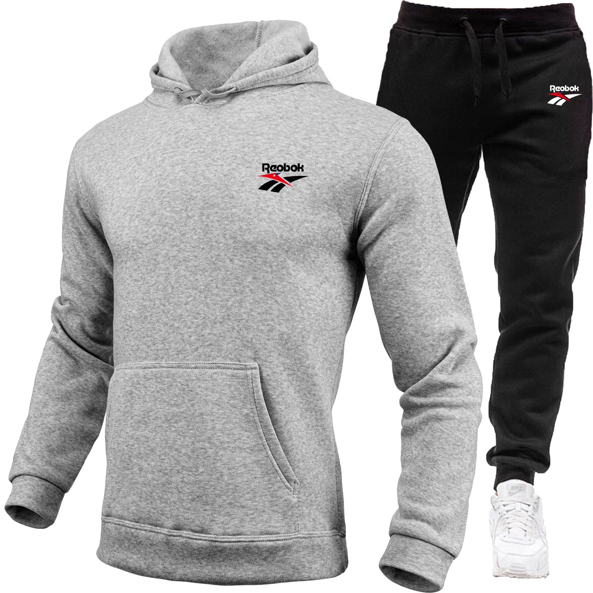 

Новая мужская и женская модная повседневная спортивная одежда на осень и зиму, комплекты с капюшоном для фитнеса и бега на открытом воздухе, роскошная спортивная толстовка с капюшоном