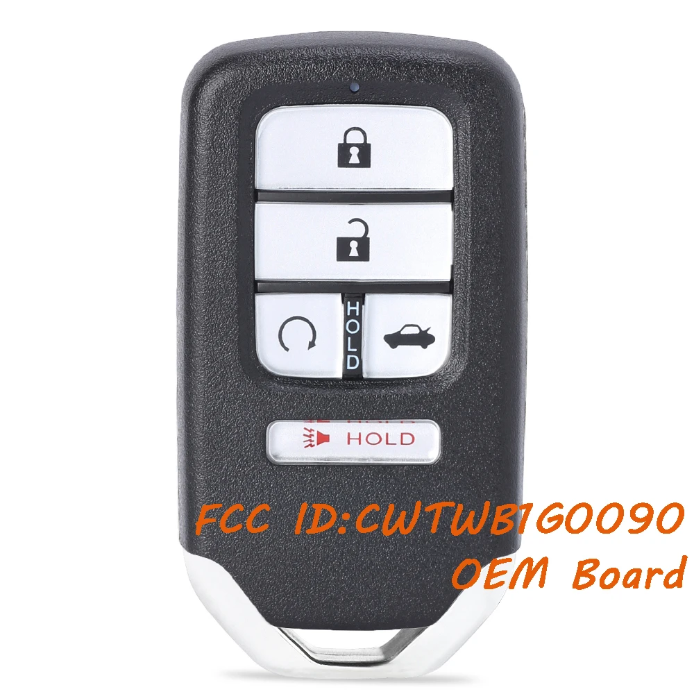 

CWTWB1G0090 Smart Remote Key Fob for Honda Accord 2018 2019 2020 2021 Insight 72147-TWA-A1 72147-TVA-A01 72147-TVA-A31 433MHz