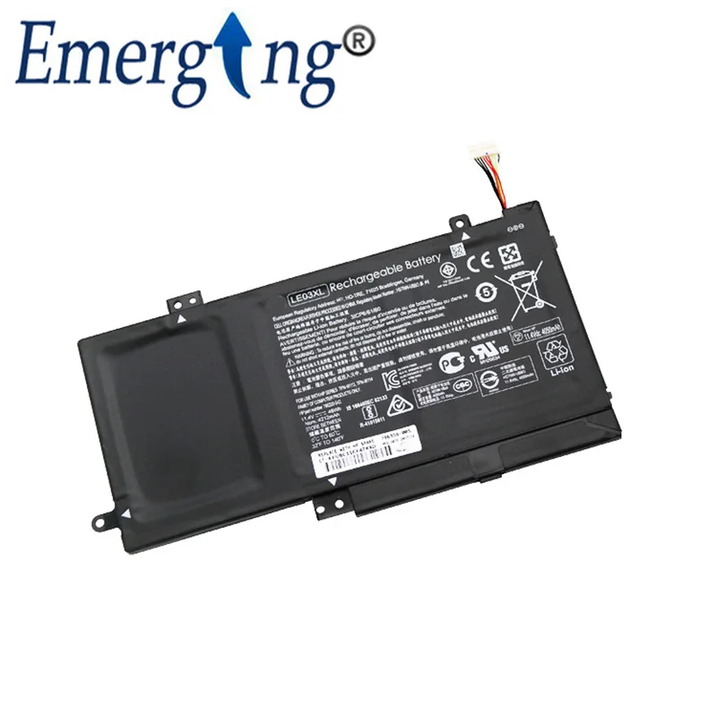 11.4V 48WH Original New Laptop Battery LE03XL for HP ENVY X360 M6-W102DX 796356-005 HSTNN-YB5Q HSTNN-UB60 HSTNN-UB6O YB5Q