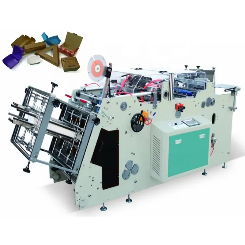 Affordable Fully Automatic Food Carton Manufacturing Machine, 200-600gsm Cardboard Lunch Box Making Machine