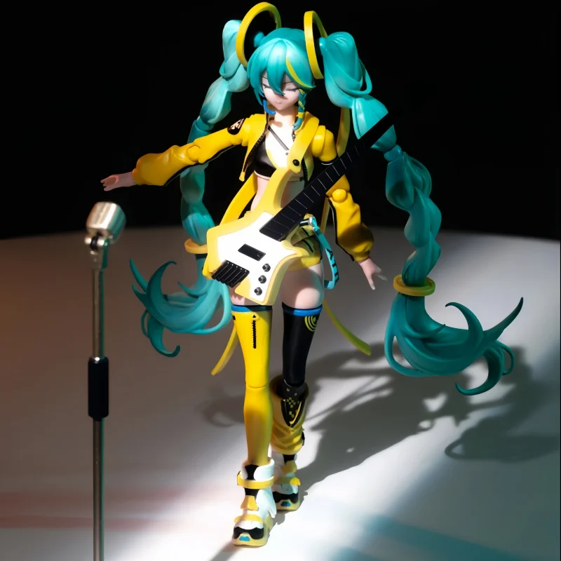 جديد حقيقي Blokees 17 سنتيمتر Hatsune Miku لطيف أنيمي عمل نموذج لجسم جمع المنقولة غرفة الديكور اللعب هدايا عيد الميلاد
