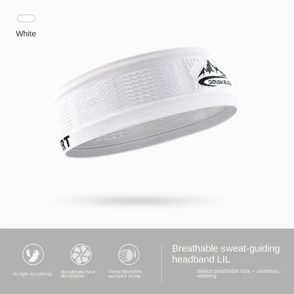 

Hot Sale Wide Belt Sports Headband Non Slip Strong Elasticity Sweat-absorbing Headscarf Breathable Gym Elastic Headband Unisex