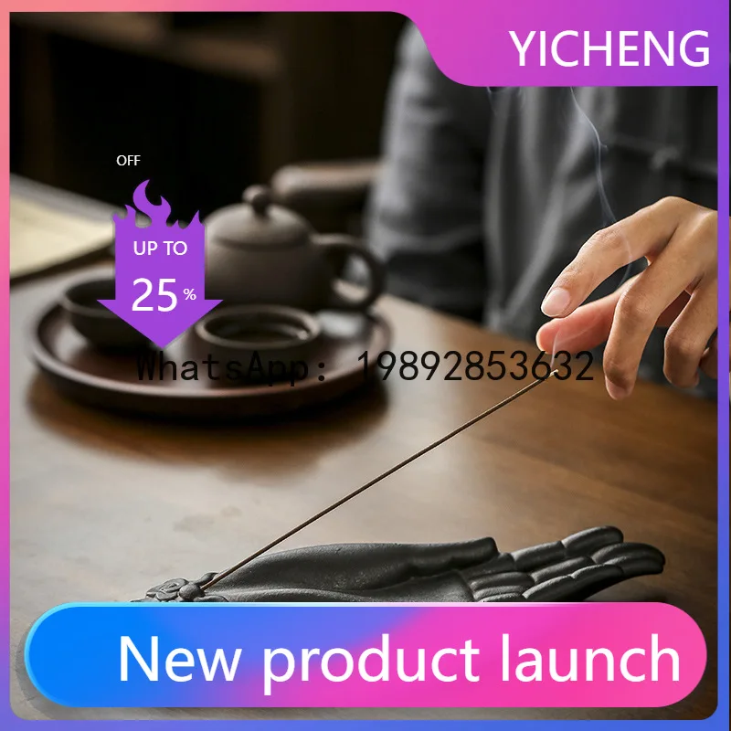 

SLT Bergamot Line Incense Burner Insert Ceramic Creative Aromatherapy Burner Recumbent Incense Burner Sandalwood