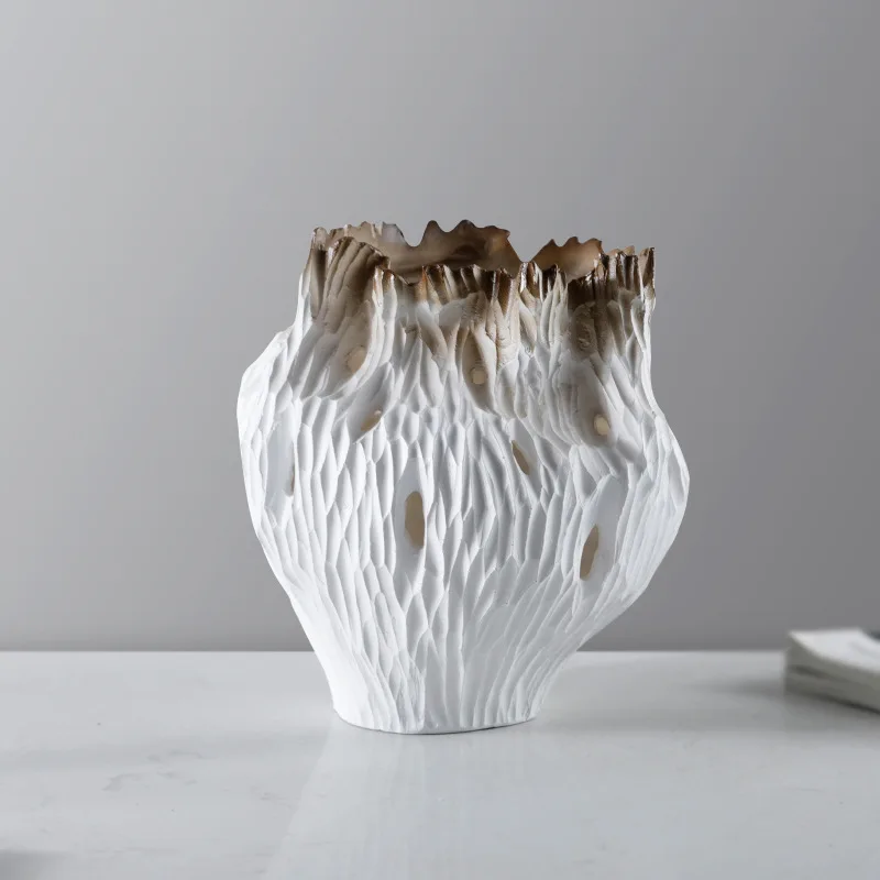 Modern minimalist style resin vase ornament home, modern minimalism, handicrafts