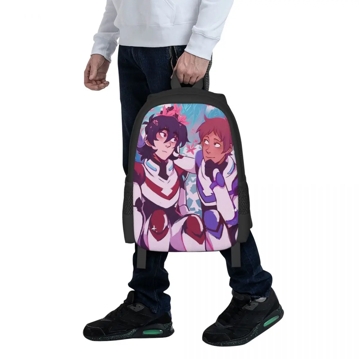 Voltron Legendary Defender Keith Lance Anime Student Backpack School Bag Hiking Travel Daypack for  Bookbag Shoulder Bags