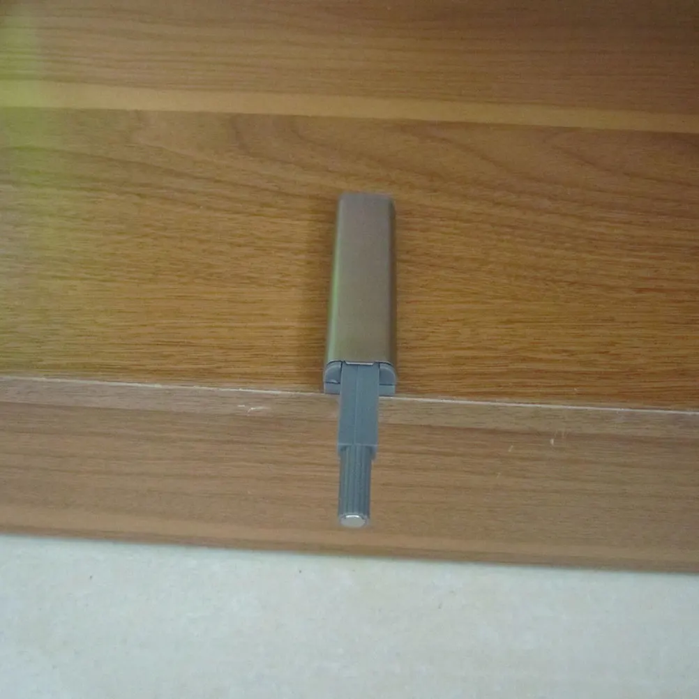 Magnetic Push to Open Latch System Stainless Steel Housing Quiet Soft Close Damper for Cabinet Drawer Cupboard Furniture Silver