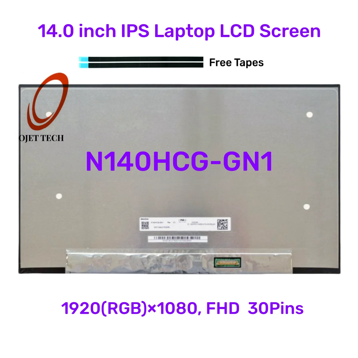 

14.0 IPS Laptop LCD Screen N140HCG-GN1 Fit LP140WF9-SPD1 B140HAN03.2 HW2A For Dell Latitude 3420 ASUS UX433 UM434 Display 30pins