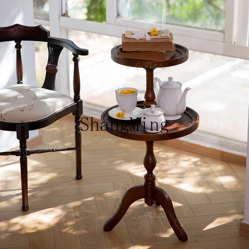 SM modern minimalist retro small coffee table balcony living room bedroom available small table