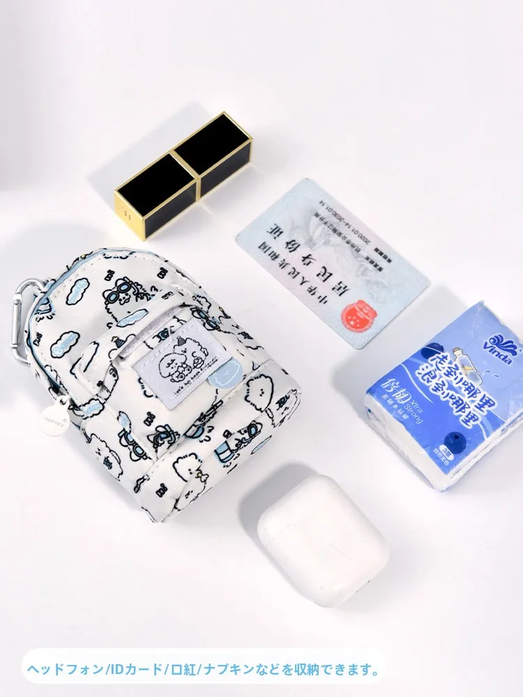 Portamonete portatile con stampa di cani simpatici cartoni animati, borsa portaoggetti per auricolari, pendente Bapa per studenti, regalo creativo semplice e moderno