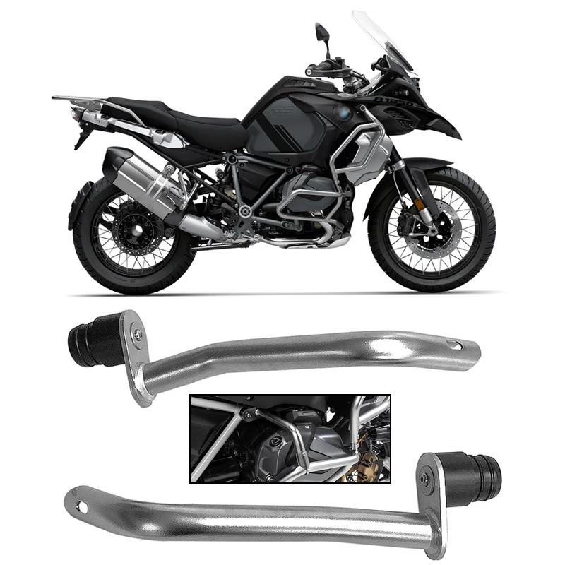 

For BMW R1250GS EXTENSIONS UPPER CRASH BAR R 1250 GS ADV Adventure GSA 2019-2023 Bumper Stainless Steel Tank Guard Protector