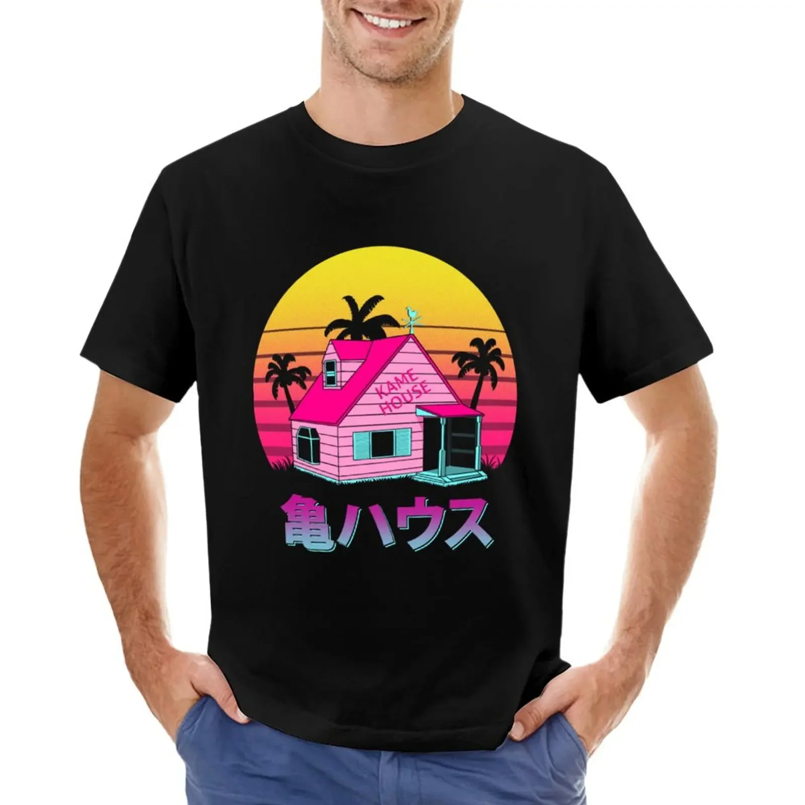 

Kame House T-shirt tees kawaii clothes Men's t shirts