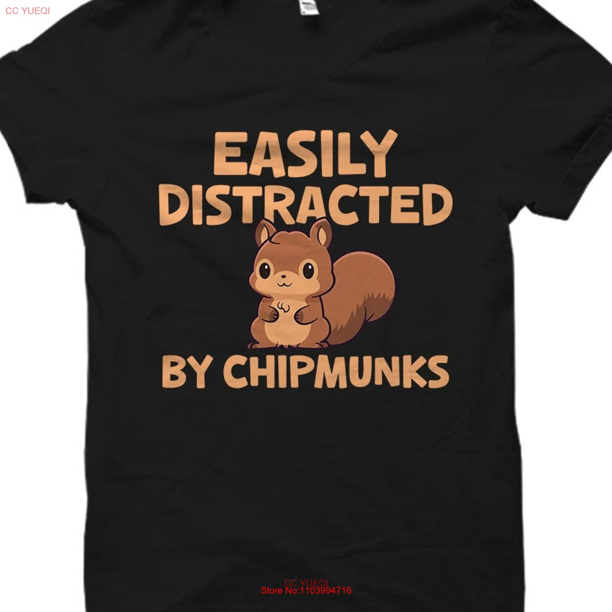 Chipmunk T Shirt Animal Lover Nature Funny Cute long or short sleeves