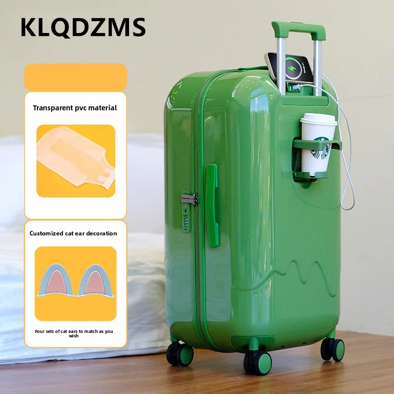 KLQDZMS Cabin Suitcase 20 Inch PC Boarding Case 24