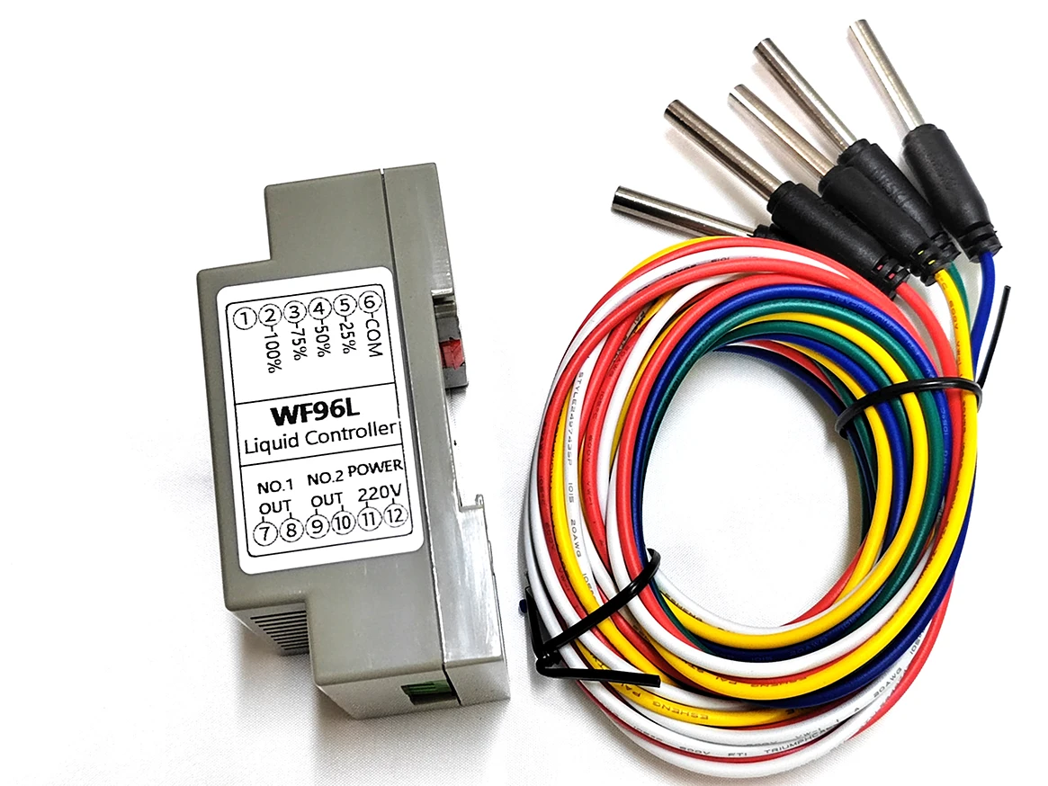 

WF96L Tuya WIFI Intelligent Water Level alarm Controller with Sensor for HVAC system Hydrologic Monitoring Breeding Irrigation