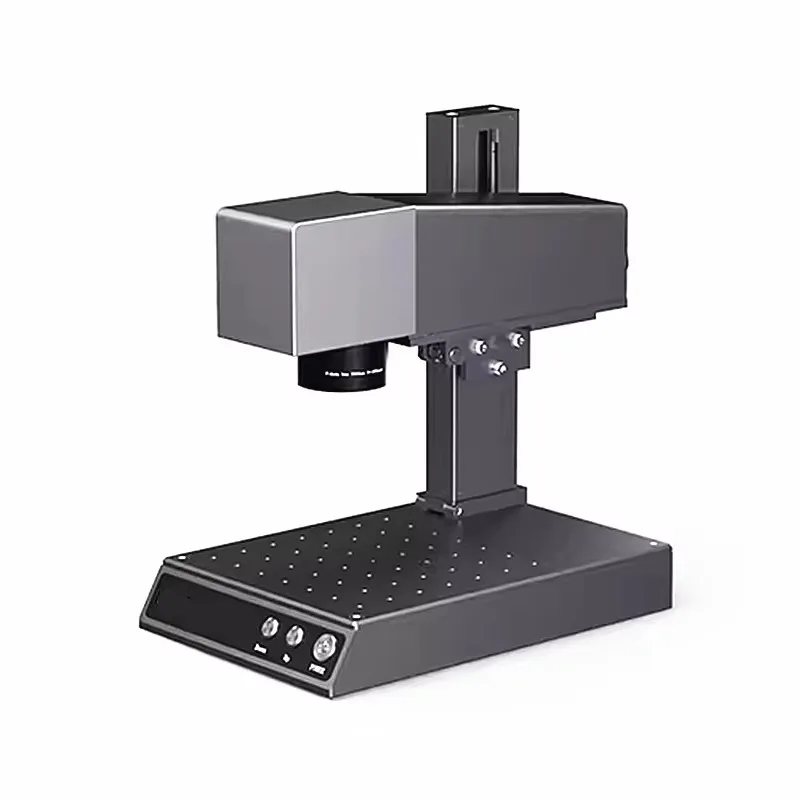 Portable M1 Pro Upgrade Fiber Laser Engraving Machine For Mobile Phone Computer Stainless Steel Metal Plastic Leather Jewelry