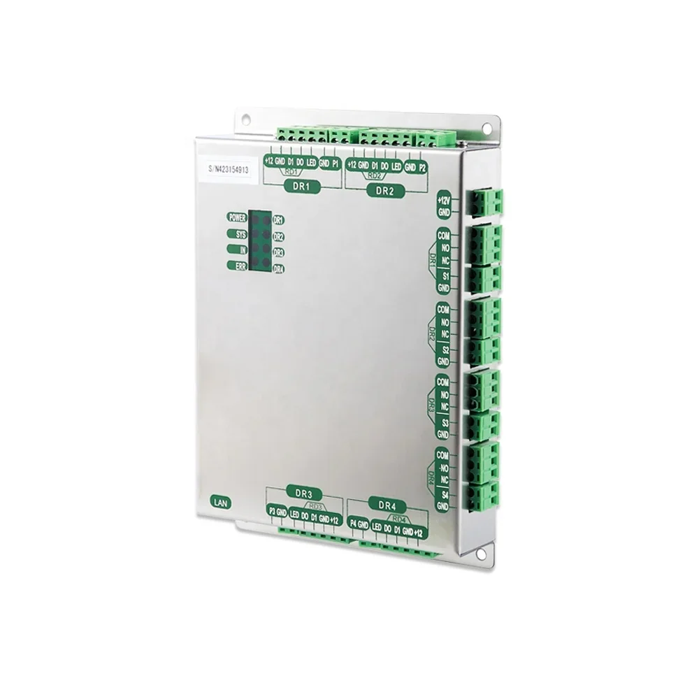 Four Doors Access Control Board and Dual Relay Access Control Pabnel with TCP/IP Network