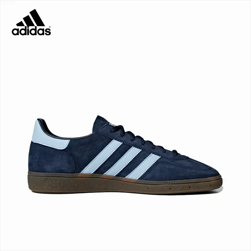 Adidas Originals HANDBALL SPEZIAL Herren- und Damen-Skateboardschuhe – rutschfest, verschleißfest, bequem, niedrig geschnitten, Blau