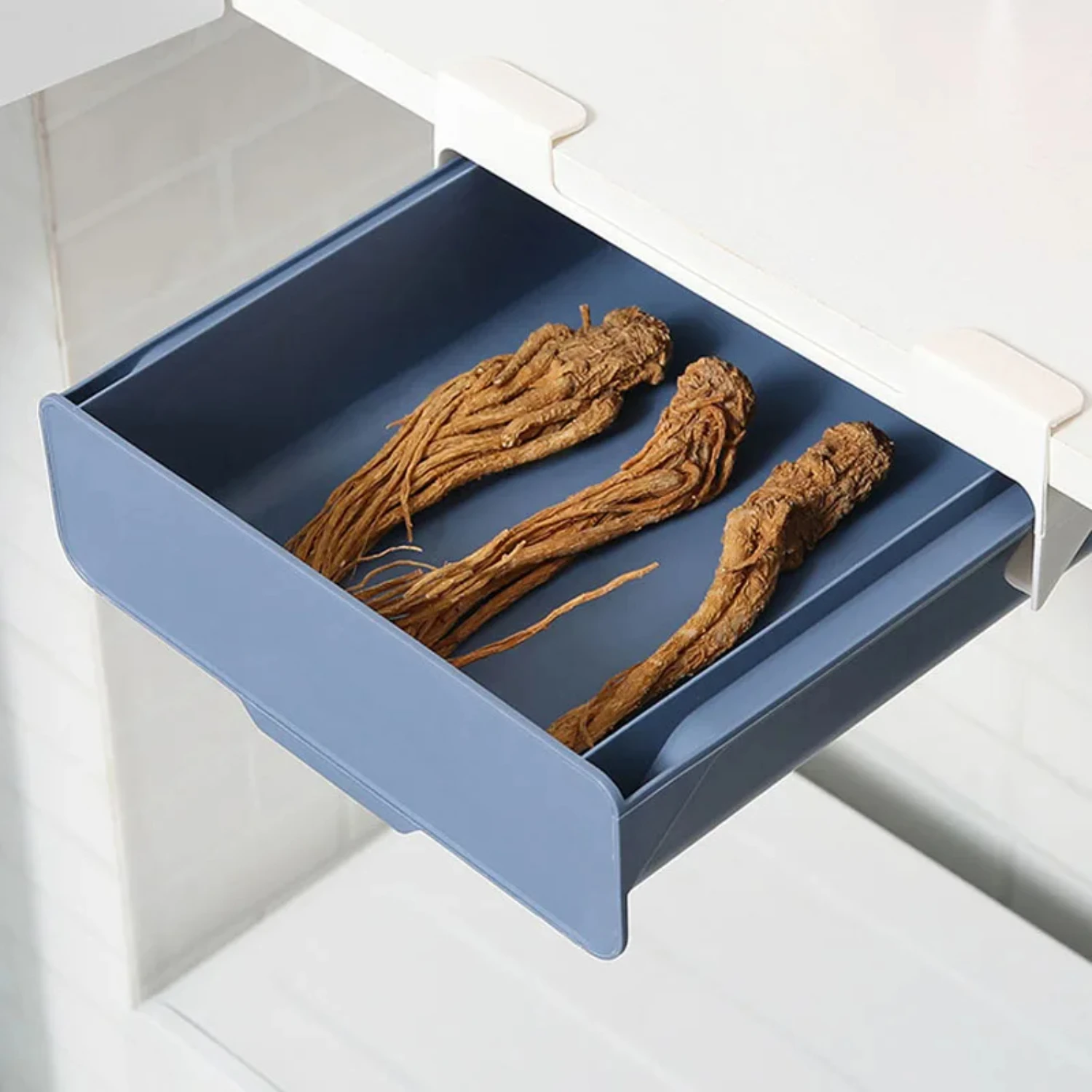 Kitchen Drawer Storage Box Plastic Organizer Food Storage Container Storage Cabinet Pull-Out Storage Rack Kitchen Items