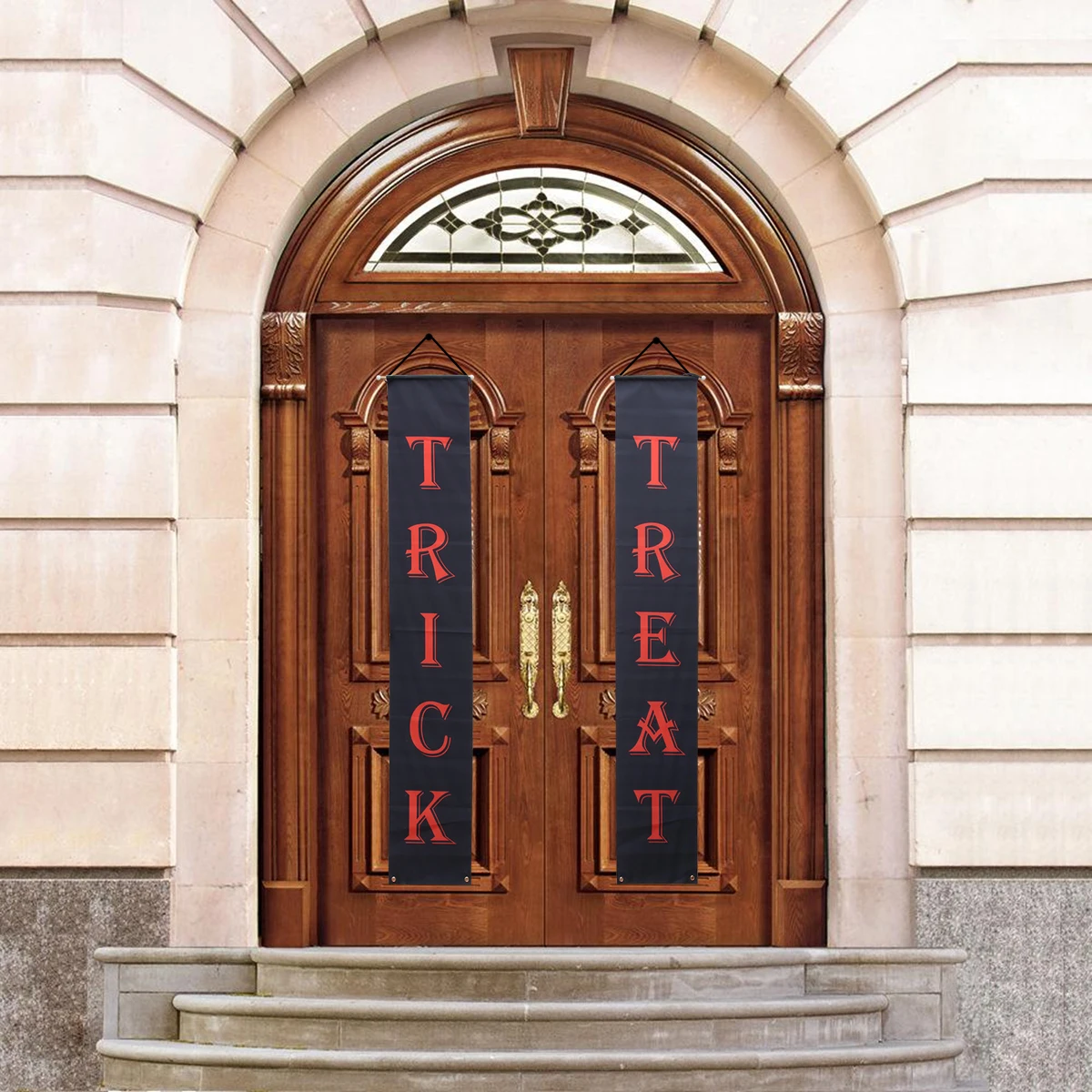 

Decorate Banners and Flags Doors Halloween for outside Decorations Indoor Entrance