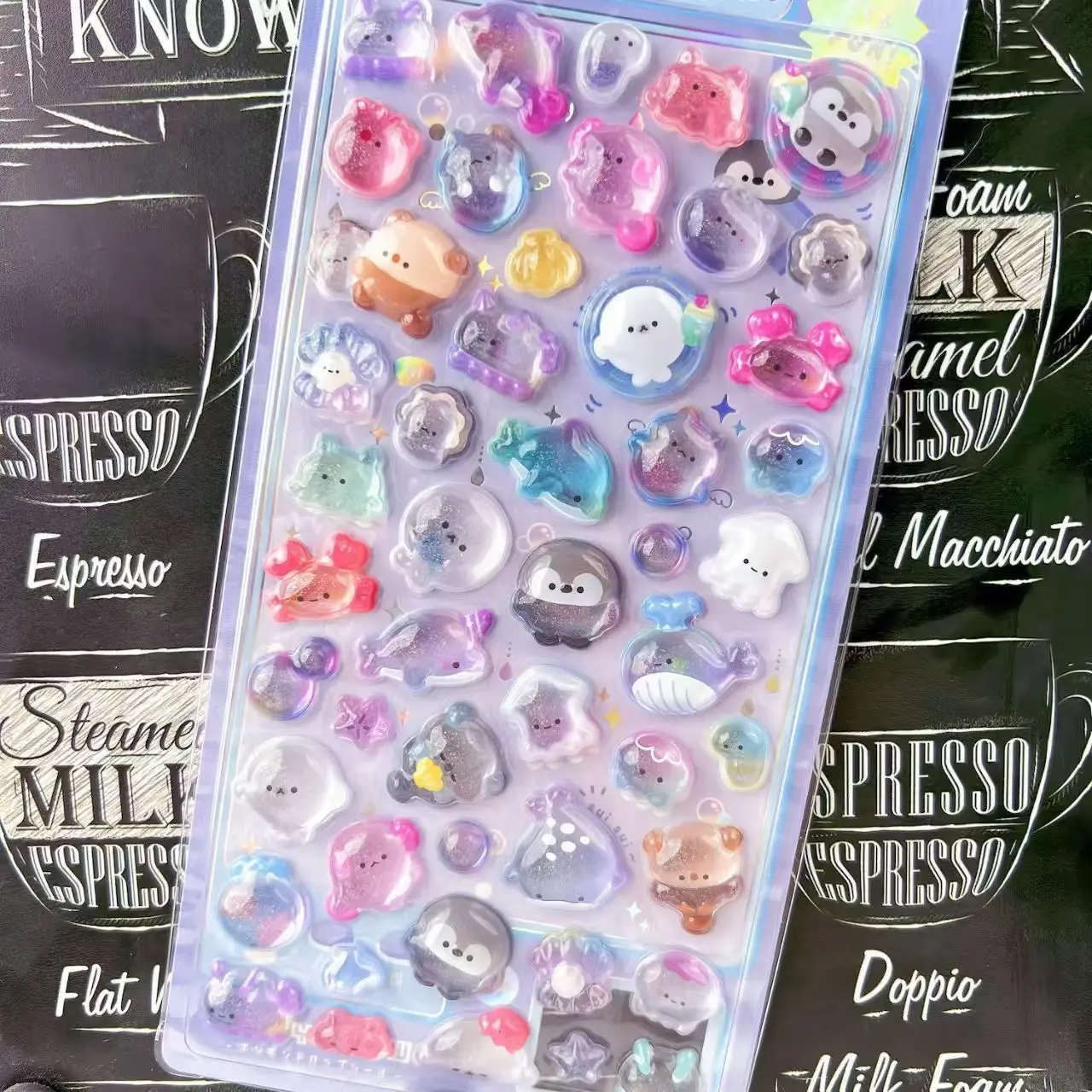 Mini 3d Colorful Jelly Stickers Kawaii Cartoon Animal Stickers Waterproof Diy Decor For Phone Case Luggage Notebook Kids Sticker