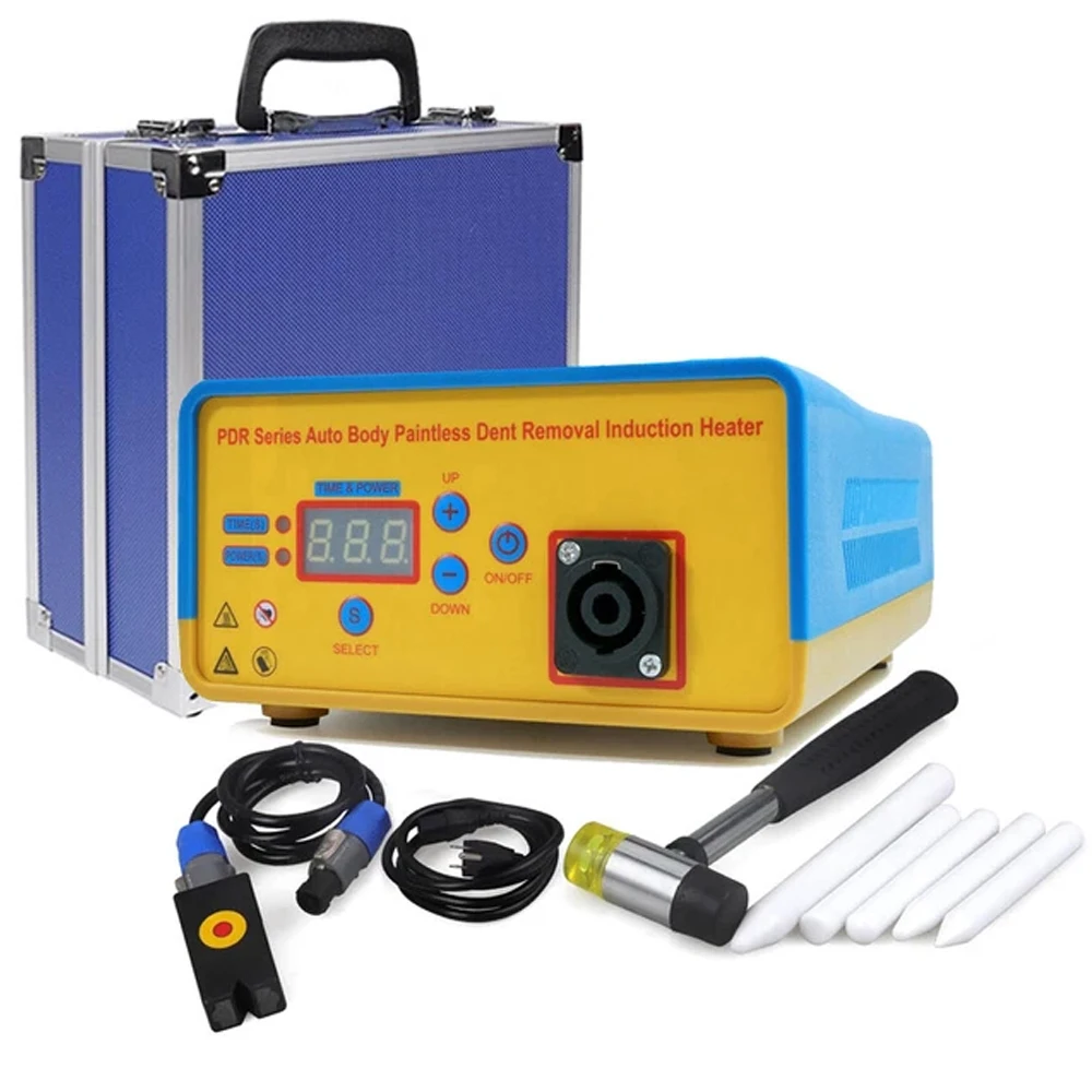 

PDR Series Auto Body Dent Removal Induction Heater Car Metal Plate Paintless Automotive Mechanical Workshop Tool Hotbox Magnetic