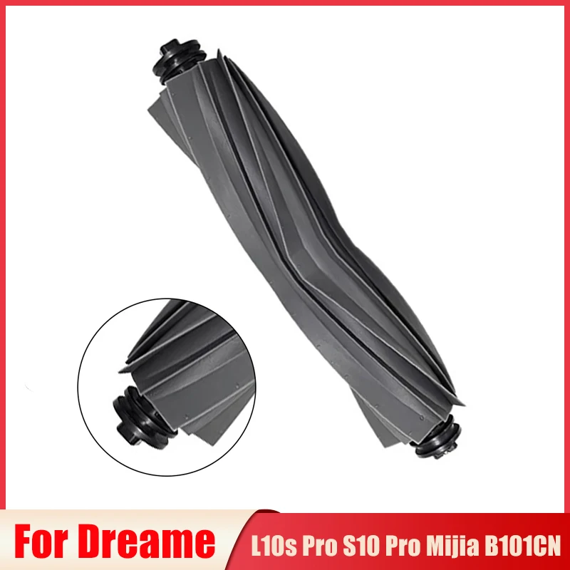 Roller Rubber Brush Parts For Dreame Bot L10s Pro S10 Pro Mijia B101CN Robot Vacuum Cleaner Replacement Main Brush Accessories