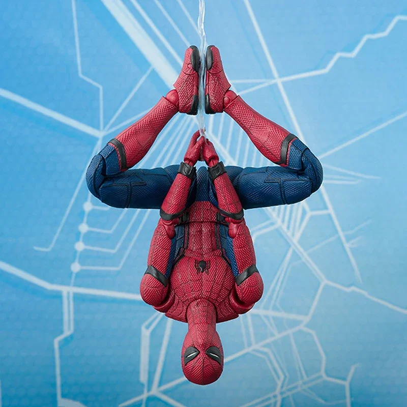 Shf Spider-Man: Hoomecoming Figurki Avengers Ruchomy model Marvel Peter Parker Figurka akcji Kolekcja PVC Zabawki na prezenty dla dzieci