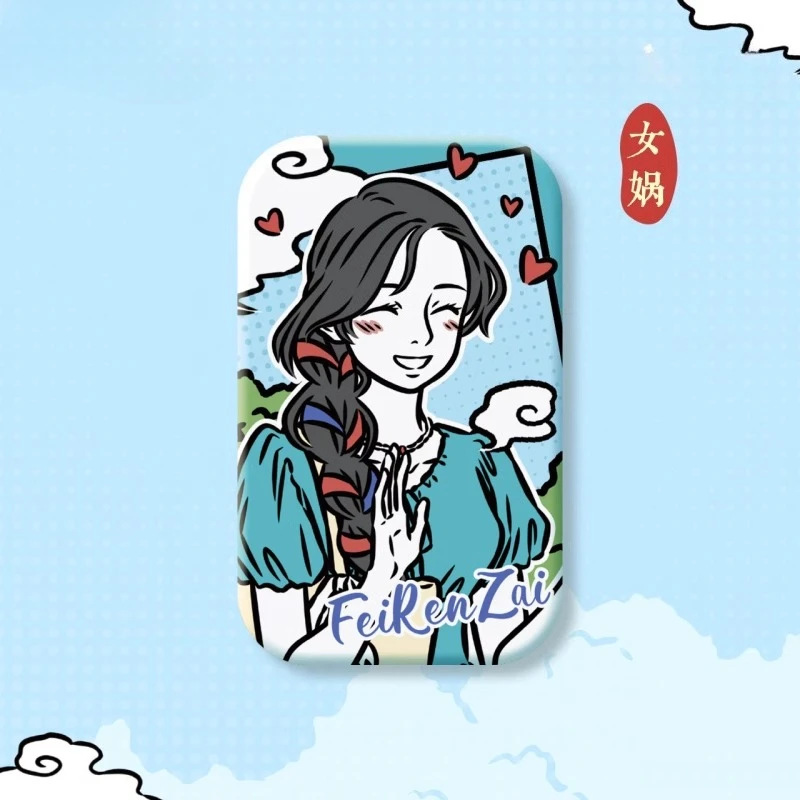 

Anime Non-Human Immortal Guardian Series Tinplate Badge Nuwa Costume Brooch Pin Decoration Collection Anime Kids Gifts Toys