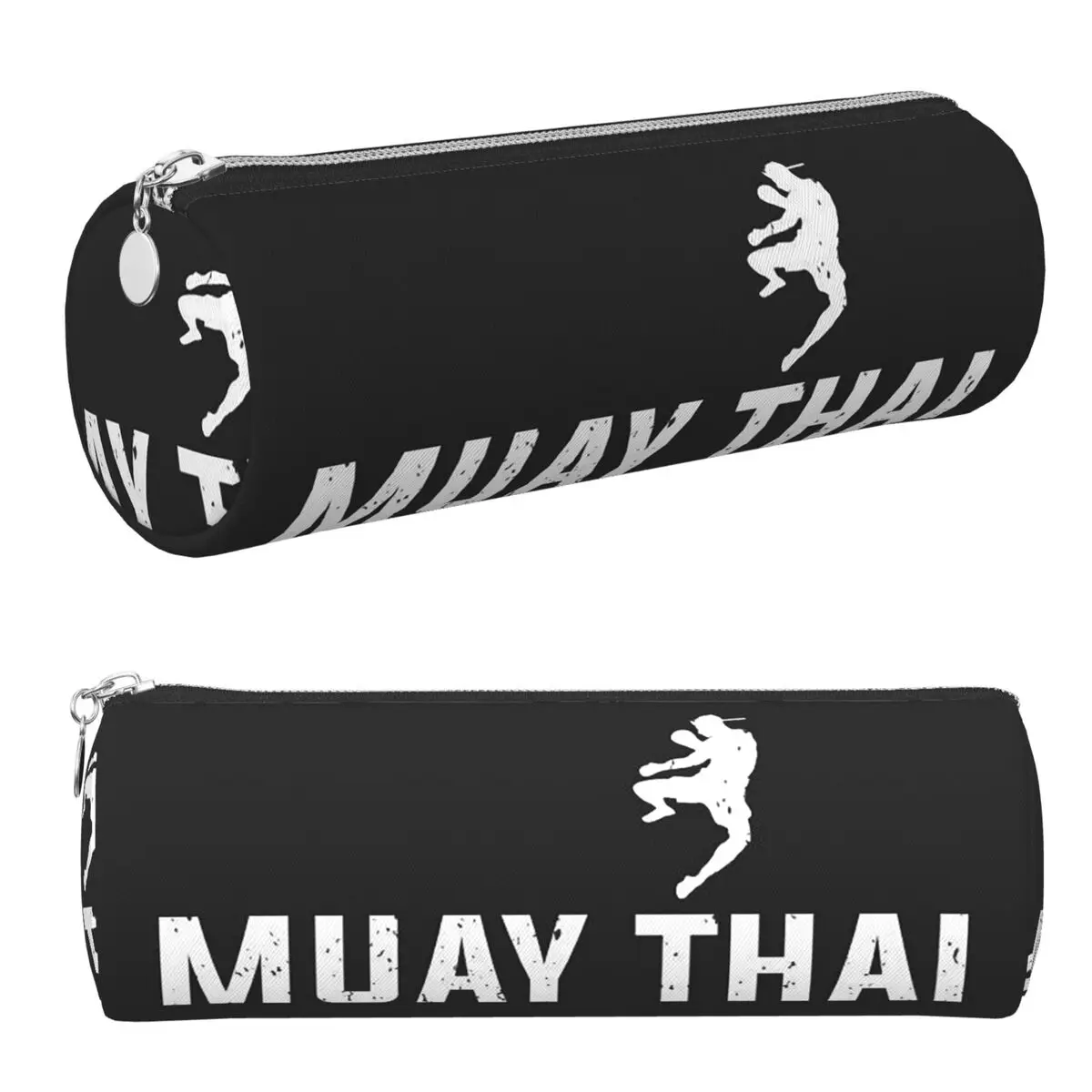 Muay Thai Gloves Thailand Boxing Fighter College Pencil Cases Pen Holder Cylinder Pen Box Pencil Bag for Kids Gifts