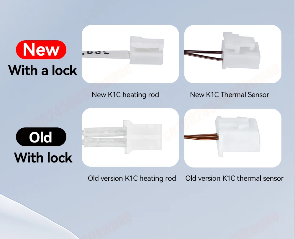 2025 neue Hotend Für Creality K1C/K1/K1 MAX Keramik Heizblock Kit Wärme Bruch Widerstand Quick-Swap Düse Set 3D Drucker Teil – Detail 3