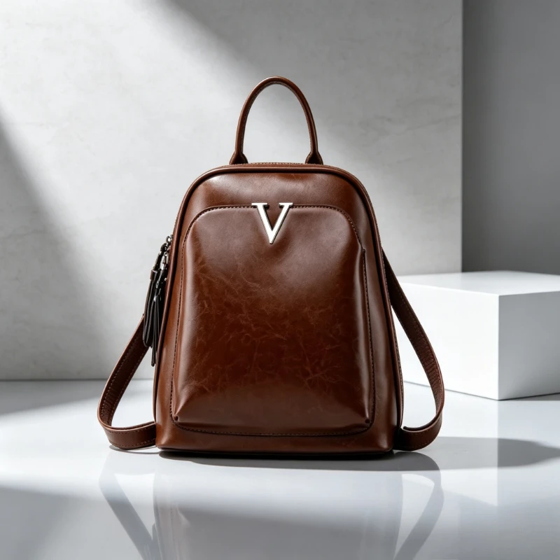 Elegant Saffiano Leather Crossbody Bag For Women, Designer Shoulder Handbags, Multi-Functional Tote Messenger Purse