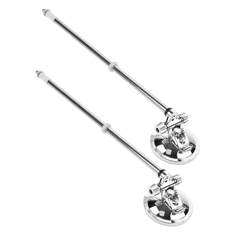 

2pcs Car Flag Poles Suction Cup Flagpole Holder Durable Small Flag Pole Stand For Car Window Outdoor Vehicle Decor Use
