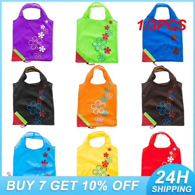 1/3PCS Stylish Reusable Portable Durable Eco-friendly Shopping Bag Environmentally Friendly Innovative Versatile Foldable