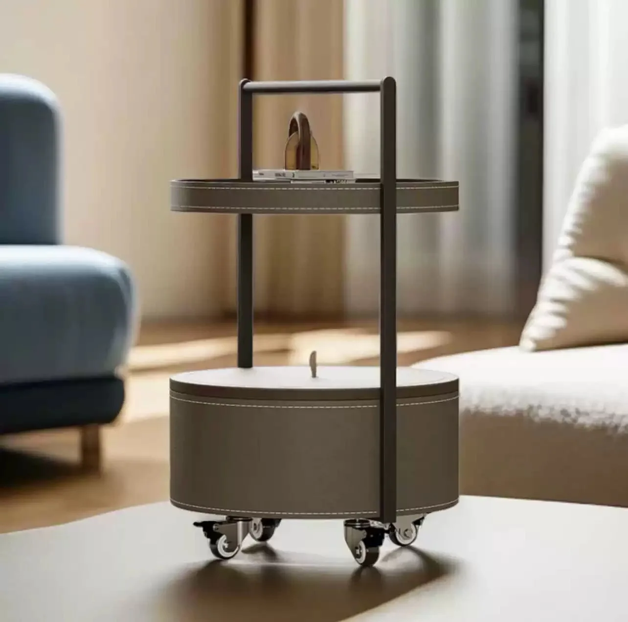 

Современная роскошная мебель для гостиной, небольшой консольный столик и деревянный диван, домашний декор