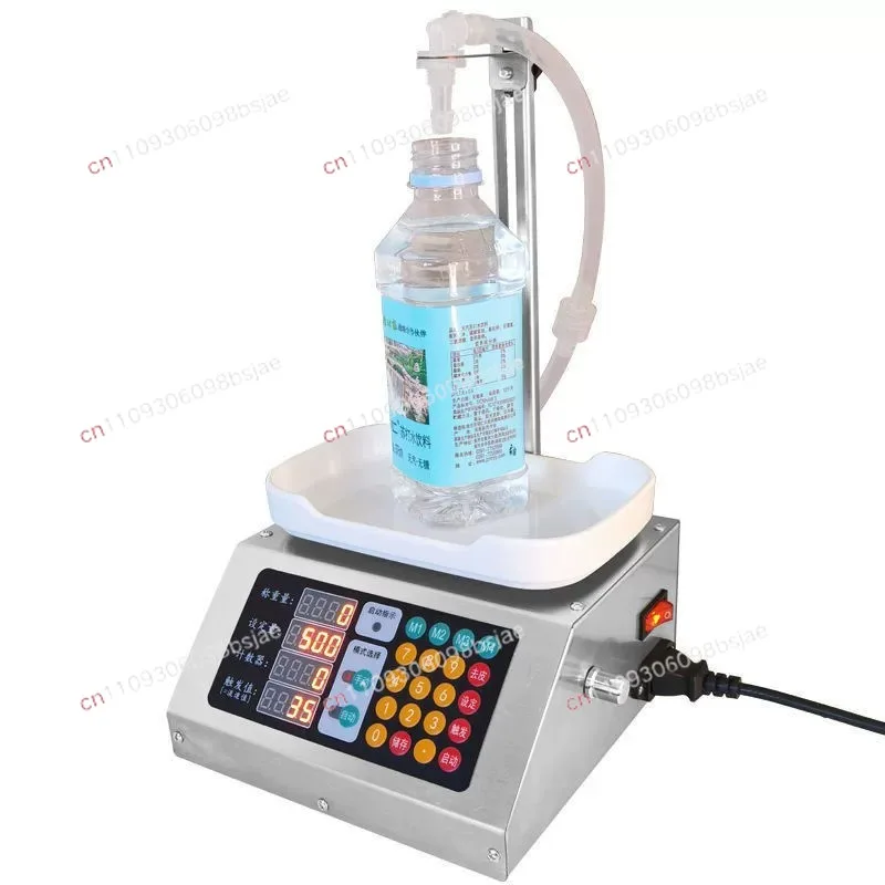 CSY-1810 weighing type automatic quantitative liquid filling machine fruit juice beverage quantitative filling automatic start