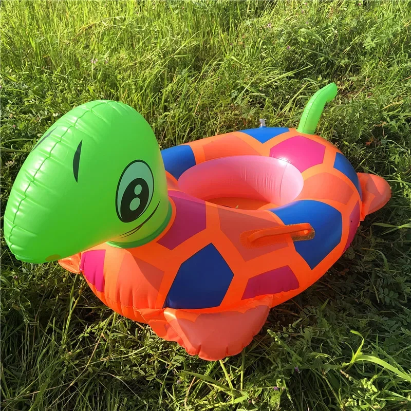 Baby Kids Swimming Floats Cartoon Ring Safety Swimming Ring Inflatable Swim Float Seat Boat Water Fun Pool Toy Gift for Baby Kid