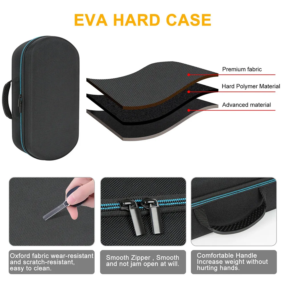 Custodia da viaggio rigida in EVA per asciugacapelli Dyson HD08 HD15 HD16 Borsa portaoggetti portatile leggera supersonica per protezione dalla polvere Bagno