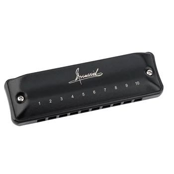 JDR Blues Mızıka Assassin Diyatonik Ağız Organı Güncellenmiş Profesyonel Armonika 10 Delikli Arp Kare Ağızlık Müzik Aletleri