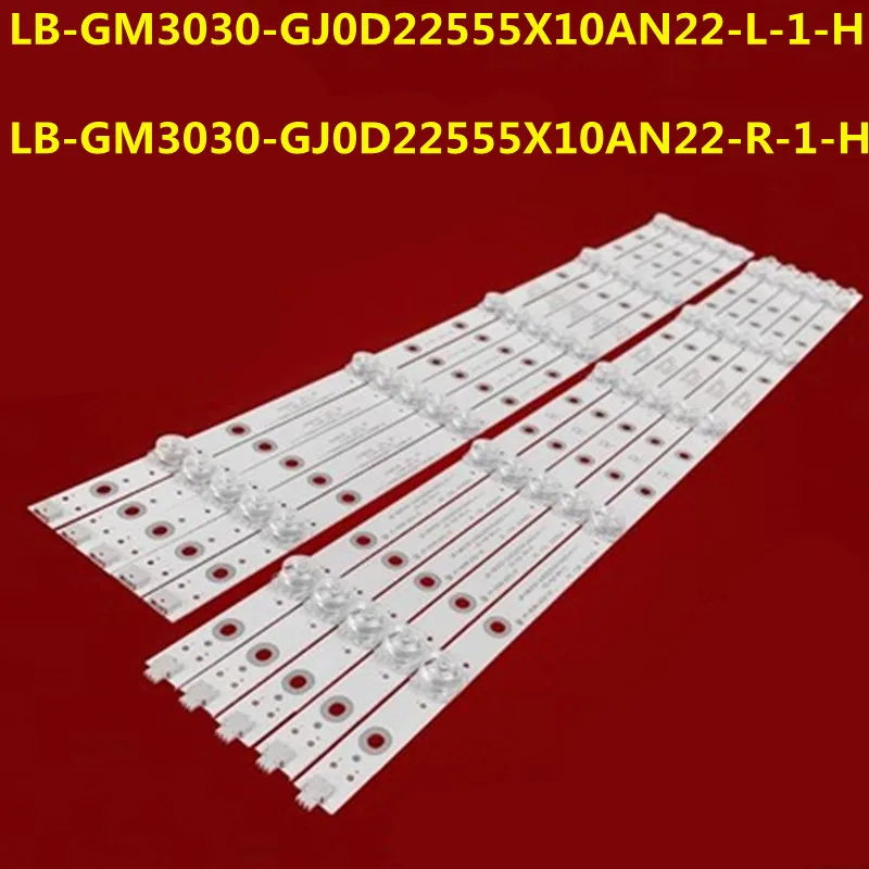 

5Kits LED Stri For LB-GM3030-GJ0D22555X10AN22-L/R-1-H 55PC09-L/R 55PUT7374 55pus7304/12 55PUS6704 55PUS6814 55PUS7394 55PUS7504