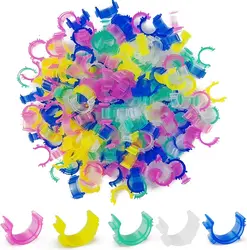 50pcs Spool Clip Bobbin Clip With Thread Locking Function Fits All Popular Spool Sizes Sewing Parts and Tools（Random colors）