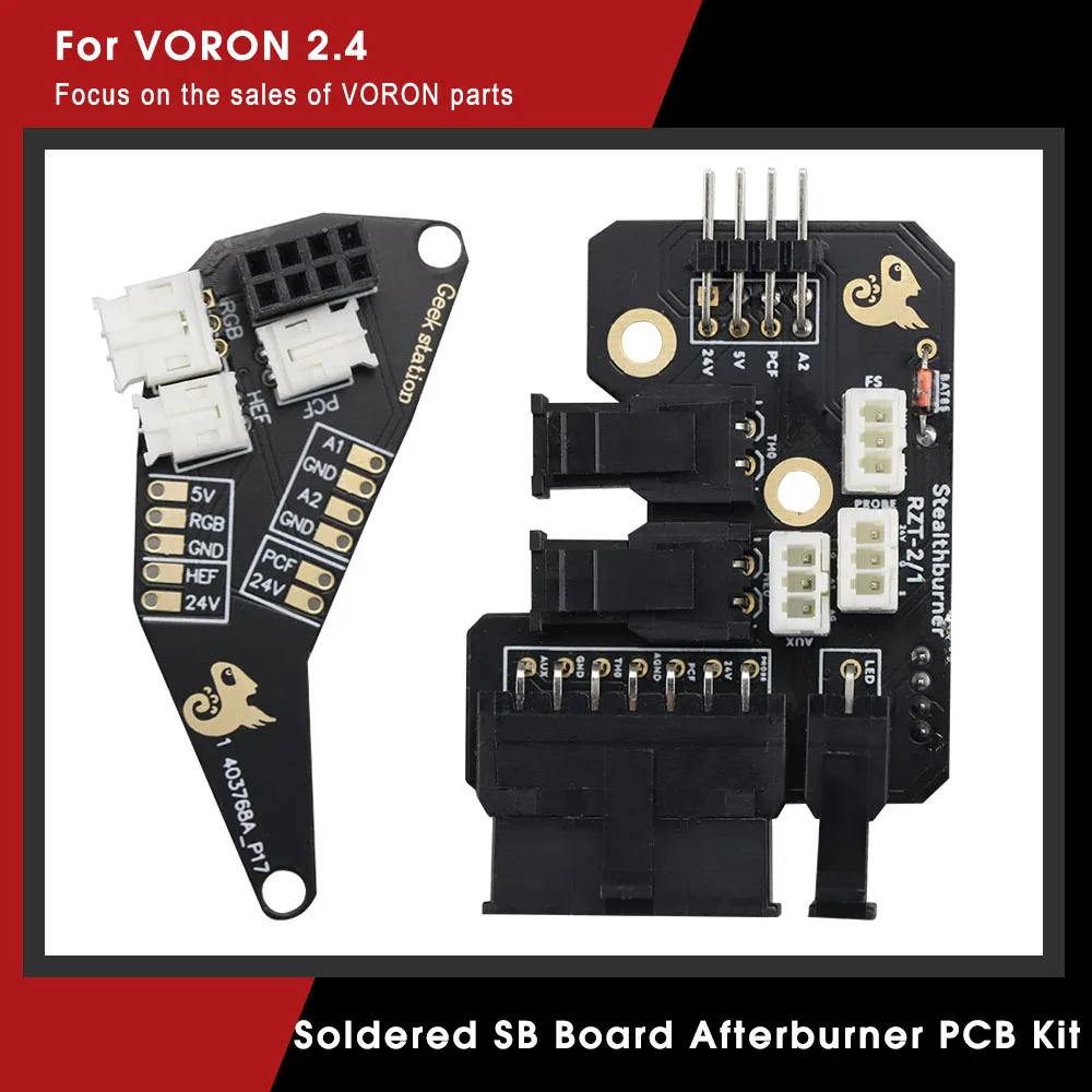 Soldered SB Toolhead Board Afterburner PCB Kit For VORON 2.4 Stealthburner CW2 Trident Switchwire Stalthburner 3D Printer Parts