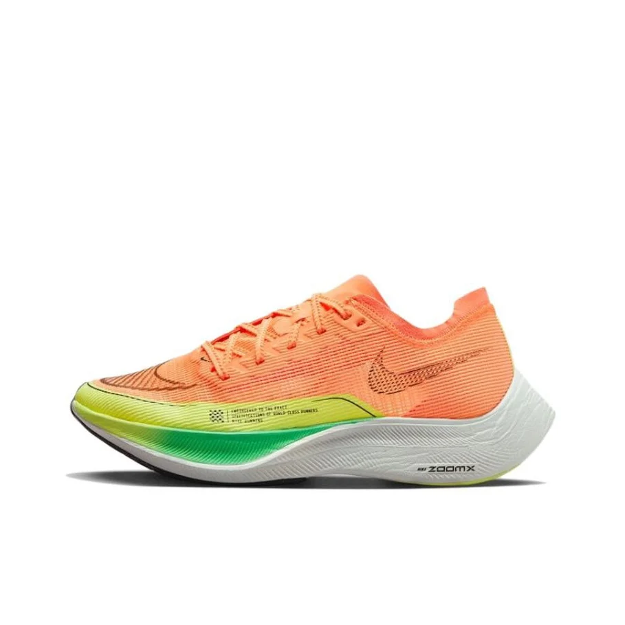 

Nike ZoomX Vaporfly Next% 2 'Peach Cream Green Shock' Women's CU4123-801