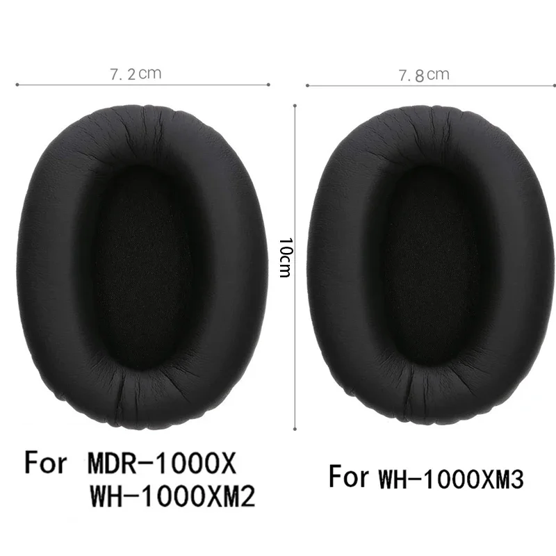 For Sony MDR-1000X WH-1000XM3 1000XM2 Headset Ultra-soft Cover Replacement Ear pads Cushion Earbuds