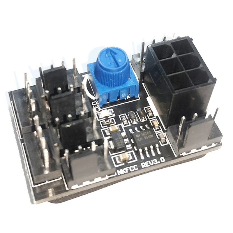 Chassis Miner Fan Speed Controller 8-Channel Fan Hub PWM High-Power Violent Fan Controller Fan Speed Governor