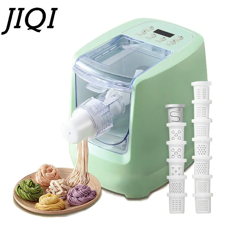 110V 220V Automatic Noodle Maker 13 mold Electric Pressing Machine Dough Blender Roller Dumpling Skin Spaghetti Pasta Cutter